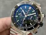 BLS Factory Breitling Chronomat 42mm Full Steel Black Eye Black Dial - Image 3