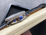 BLS Factory Breitling Montbrillant Datora A2133012 B993 43mm Steel Leather Strap Silver Eye Dark Blue Dial - Image 5