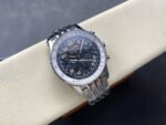 BLS Factory Breitling Navitimer B01 Chronograph A020B59KBD 43mm Full Steel Arabic Numerals Black Dial - Image 4