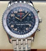 BLS Factory Breitling Navitimer B01 Chronograph A020B59KBD 43mm Full Steel Arabic Numerals Black Dial