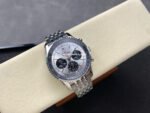 BLS Factory Breitling Navitimer B01 Chronograph AB0138241G1A1 43mm Full Steel Silver Dial - Image 4