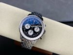 BLS Factory Breitling Navitimer Chronograph AB0121211B1A1 43mm Full Steel White Eye Black Dial - Image 5