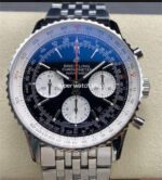 BLS Factory Breitling Navitimer Chronograph AB0121211B1A1 43mm Full Steel White Eye Black Dial