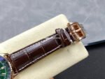 BLS Factory Breitling Navitimer GMT R32310251L1R1 41mm Rose Gold Leather Strap Green Dial - Image 8