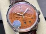 BLS Factory Breitling Premier B01 Chronograph AB0145331K1P1 42mm Steel Leather Strap Arabic Numerals Orange Dial - Image 2