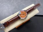BLS Factory Breitling Premier B01 Chronograph AB0145331K1P1 42mm Steel Leather Strap Arabic Numerals Orange Dial - Image 4