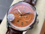 BLS Factory Breitling Premier B01 Chronograph AB0145331K1P1 42mm Steel Leather Strap Arabic Numerals Orange Dial - Image 3