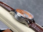 BLS Factory Breitling Premier B01 Chronograph AB0145331K1P1 42mm Steel Leather Strap Arabic Numerals Orange Dial - Image 5