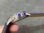 BLS Factory Breitling Premier Chronograph Date AB0118A61C1P2 42mm Steel Leather Strap Black Eye Blue Dial - Image 6