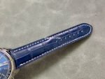 BLS Factory Breitling Premier Chronograph Date AB0118A61C1P2 42mm Steel Leather Strap Black Eye Blue Dial - Image 9