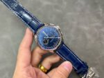 BLS Factory Breitling Premier Chronograph Date AB0118A61C1P2 42mm Steel Leather Strap Black Eye Blue Dial - Image 4