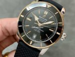 BLS Factory Breitling Superocean Heritage UB2010121B1S1 42mm Rose Gold Steel Rubber Strap Black Dial - Image 3