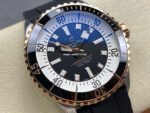 BLS Factory Breitling Superocean U17375211B1S1 42mm Steel Gold Black Rubber Strap Black Dial - Image 2