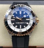 BLS Factory Breitling Superocean U17375211B1S1 42mm Steel Gold Black Rubber Strap Black Dial