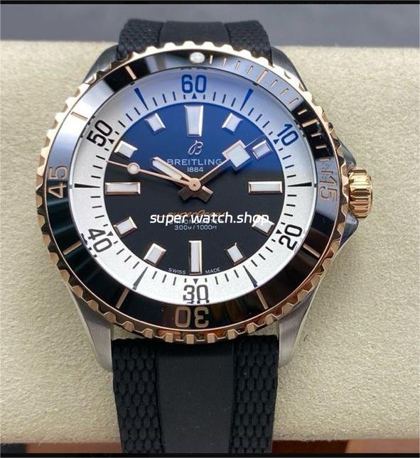 BLS-Factory-Breitling-Superocean-U17375211B1S1-42mm-Steel-Gold-Black-Rubber-Strap-Black-Dial-8.jpg BLS Factory Breitling Superocean U17375211B1S1 42mm Steel Gold Black Rubber Strap Black Dial - Image 1