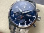 BLS Factory IWC Pilot Chronograph IW388102 41mm Arabic Numerals Blue Dial - Image 3