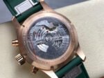 BLS Factory IWC Pilot Chronograph IW388110 41mm Rubber Strap Green Dial - Image 7