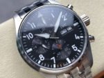 BLS Factory IWC Pilot Chronograph IW388111 41mm Steel Arabic Numerals Black Dial - Image 2