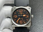 BRF Factory Bell Ross BR 03 42mm Steel Rubber Strap Black Dial - Image 2