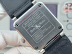 BRF Factory Bell Ross BR 03-93 GMT 42mm Steel Leather Strap Black Dial - Image 7
