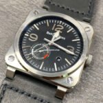 BRF Factory Bell Ross BR 03-97 Réserve de Marche 42mm Steel Rubber Strap Black Dial - Image 3
