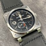 BRF Factory Bell Ross BR 03-97 Réserve de Marche 42mm Steel Rubber Strap Black Dial - Image 2