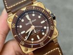 BRF Factory Bell Ross BR 03 BR0392-D-BR-BR-SCA 42mm Bronze Leather strap Brown Dial - Image 2
