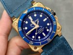 BRF Factory Bell Ross BR 03 BR0392-D-LU-BR-SCA 42mm Bronze Leather strap Blue Dial - Image 2