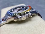BT Factory Rolex Daytona 116599 RBOW 40mm Full White Gold Black Dial - Image 7