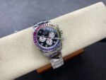 BT Factory Rolex Daytona 116599 RBOW 40mm Full White Gold Black Dial - Image 4