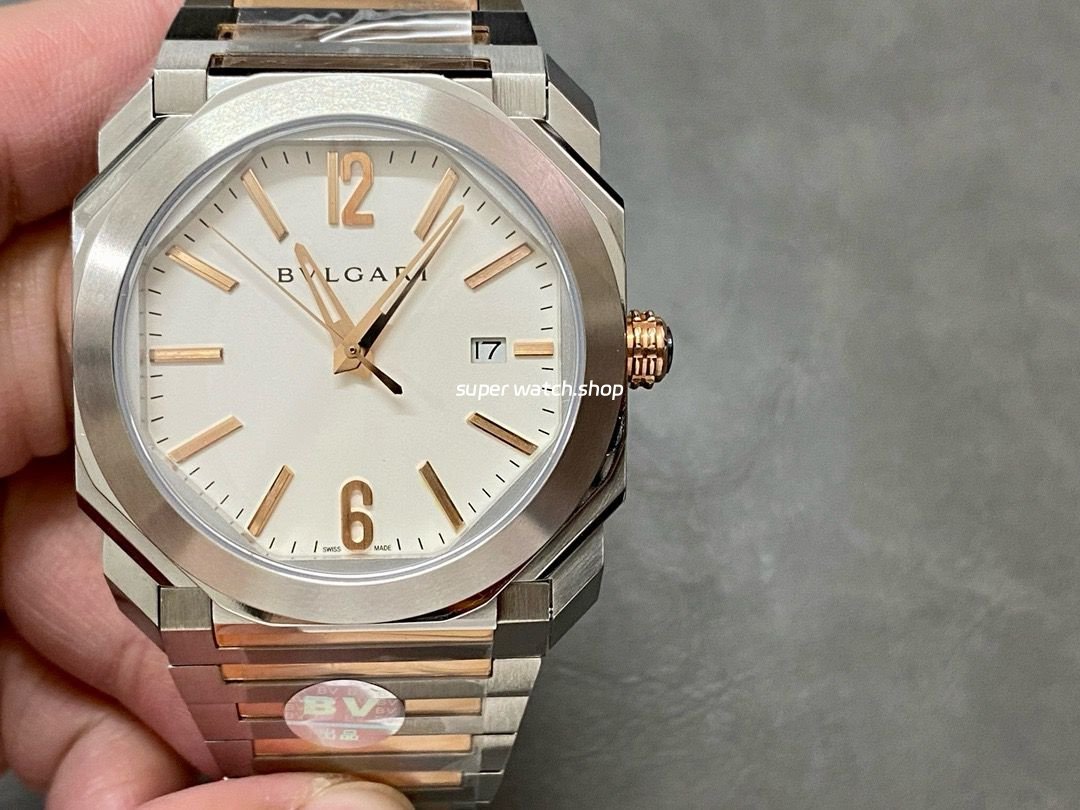BV-Factory-Bvlgari-Octo-Finissimo-40mm-Rose-Gold-Steel-White-Dial-8.jpg BV Factory Bvlgari Octo Finissimo 40mm Rose Gold Steel White Dial - Image 1