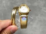 BV Factory Bvlgari Quartz Serpenti 101924 35mm Full Gold Roman Numerals White Dial - Image 5