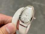 BV Factory Bvlgari Quartz Serpenti 102613 35mm White Ceramic Roman Numerals White Dial - Image 3