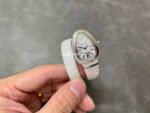 BV Factory Bvlgari Quartz Serpenti 102613 35mm White Ceramic Roman Numerals White Dial - Image 5
