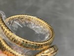 BV Factory Bvlgari Quartz Serpenti 102984 35mm Full Gold Roman Numerals Blue Dial - Image 7