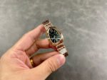 BV Factory Bvlgari Quartz Serpenti 103948 33mm Full Steel Rose Gold Roman Numerals Black Dial - Image 4
