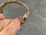 BV Factory Bvlgari Quartz Serpenti 103948 33mm Full Steel Rose Gold Roman Numerals Black Dial - Image 5