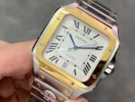 BV Factory Cartier Santos W2SA0006 39.8mm Rose Gold Steel White Dial - Image 3