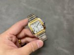 BV Factory Cartier Santos W2SA0007 35.1mm Gold Steel Roman Numerals White Dial - Image 4