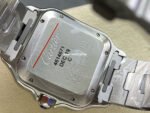 BV Factory Cartier Santos W2SA0030 39.8mm Full Gold Steel Roman Numerals Grey Dial - Image 7