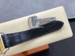 BV Factory Cartier Santos W2SA0030 39.8mm Gold Steel Leather Strap Roman Numerals Grey Dial - Image 8