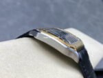 BV Factory Cartier Santos W2SA0030 39.8mm Gold Steel Leather Strap Roman Numerals Grey Dial - Image 5