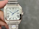 BV Factory Cartier Santos WSSA0009 39.8mm Full Steel White Dial