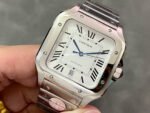 BV Factory Cartier Santos WSSA0009 39.8mm Full Steel White Dial - Image 3