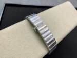 BV Factory Cartier Santos WSSA0029 35.1mm Full Steel Roman Numerals White Dial - Image 9