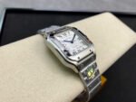BV Factory Cartier Santos WSSA0029 35.1mm Full Steel Roman Numerals White Dial - Image 6