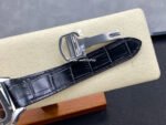 BV Factory Cartier Santos WSSA0064 39.8mm Steel Leather Strap Roman Numerals Orange Dial - Image 8