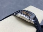 BV Factory Cartier Santos WSSA0064 39.8mm Steel Leather Strap Roman Numerals Orange Dial - Image 5