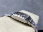 BV Factory Cartier Santos WSSA0065 35.1mm Full Steel Roman Numerals Orange Dial - Image 5