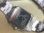 BV Factory Cartier Santos WSSA0065 35.1mm Full Steel Roman Numerals Orange Dial - Image 7